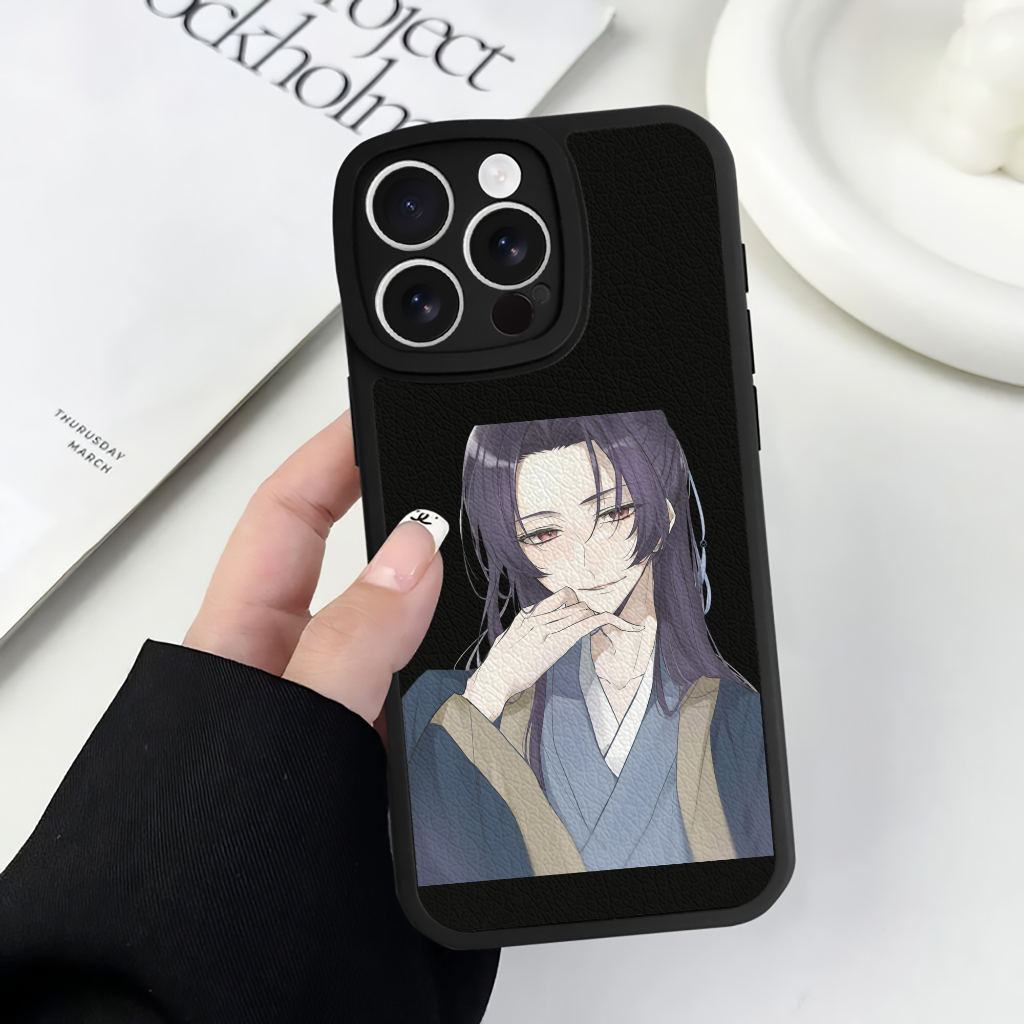 薬屋のひとりごと The Apothecary Diaries 【iPhone 16シリーズ対応】シリコンスマホケース（レザー調） 材質：シリコン